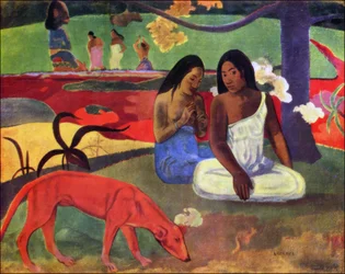 Tahiti: Arearea oder Freude, Paul Gauguin (1892)